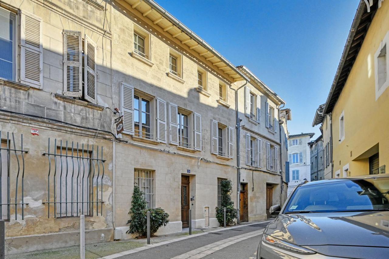 Au Coeur Des Papes, Dans Batisse De Charme Studios & Appartements En Coeur De Ville Avignon Exteriér fotografie